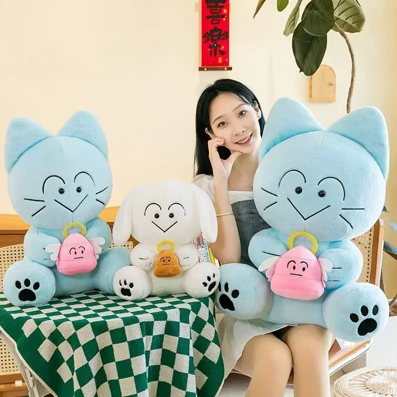 

New 35/50cm Large Size Cute Puppy and Kitten Plush Toy Cloth Doll Kids Birthday Gifts Room Decor
