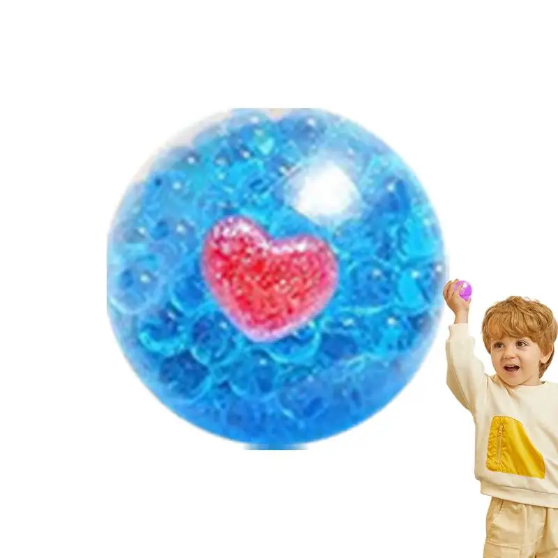 Funny Squeeze Balls Fidget Squeeze Ball With Valentine Card Exercise Finger Dexterity Reusable Household Decoration Fidget Ball