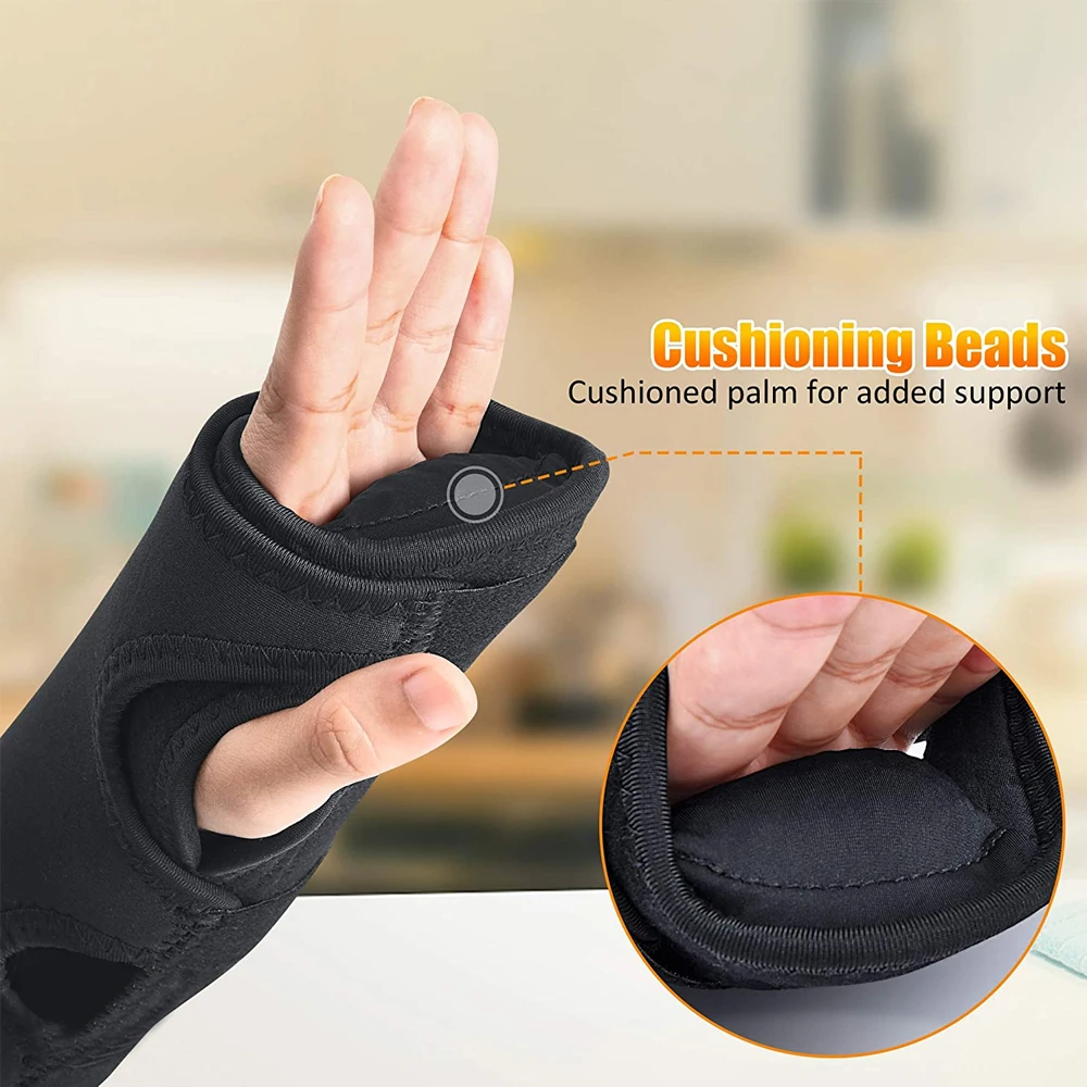 1 PC Adjustable Wristband Steel Wrist Brace Wrist Support Hand Brace Wrist Support Finger Splint Carpal Tunnel Syndrome Working