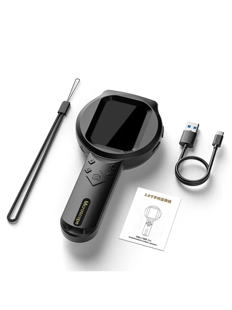 2.8 ''IPS Digitale Vergrootglas HD 1080P 100X Draagbare Microscoop Handheld Vergrootglas voor Elektronica Reparatie Controleer Sieraden