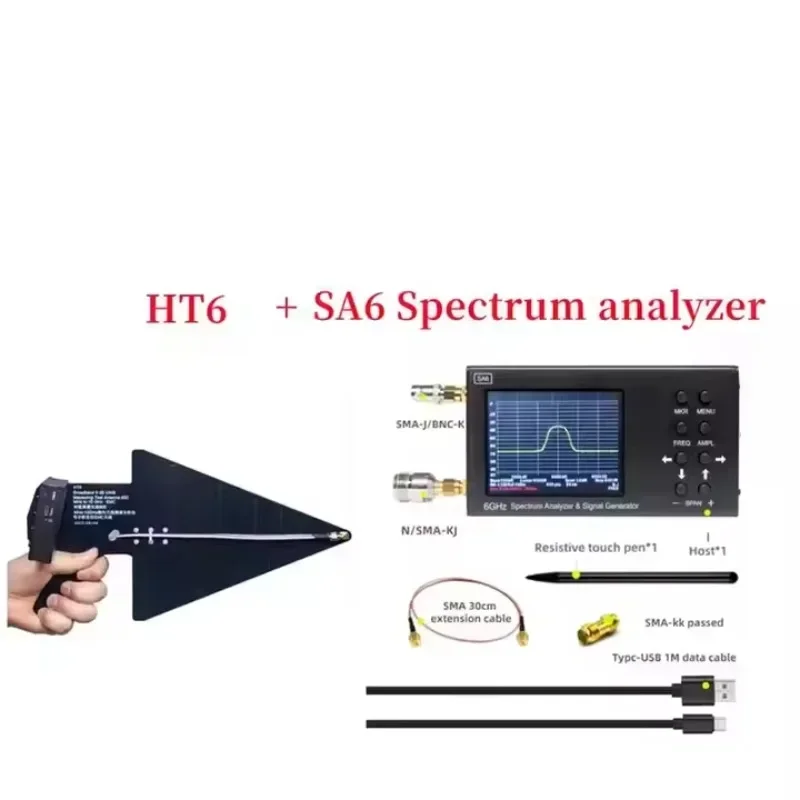 أفضل بيع SA6 6 جيجا هرتز مصدر إشارة مولد الطيف مع Wi-Fi 2G 4G LTE CDMA GSM Beidou GPR الإلكترونية