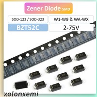 Rectifier Diode SMD SOD-123 SOD-323 1206 0805 BZT52C W1 W2 W3 W4 W5 W6 W7 W8 W9 WA WB WC WD WE WF WG WH WI WJ WK WL WM WN WO WP