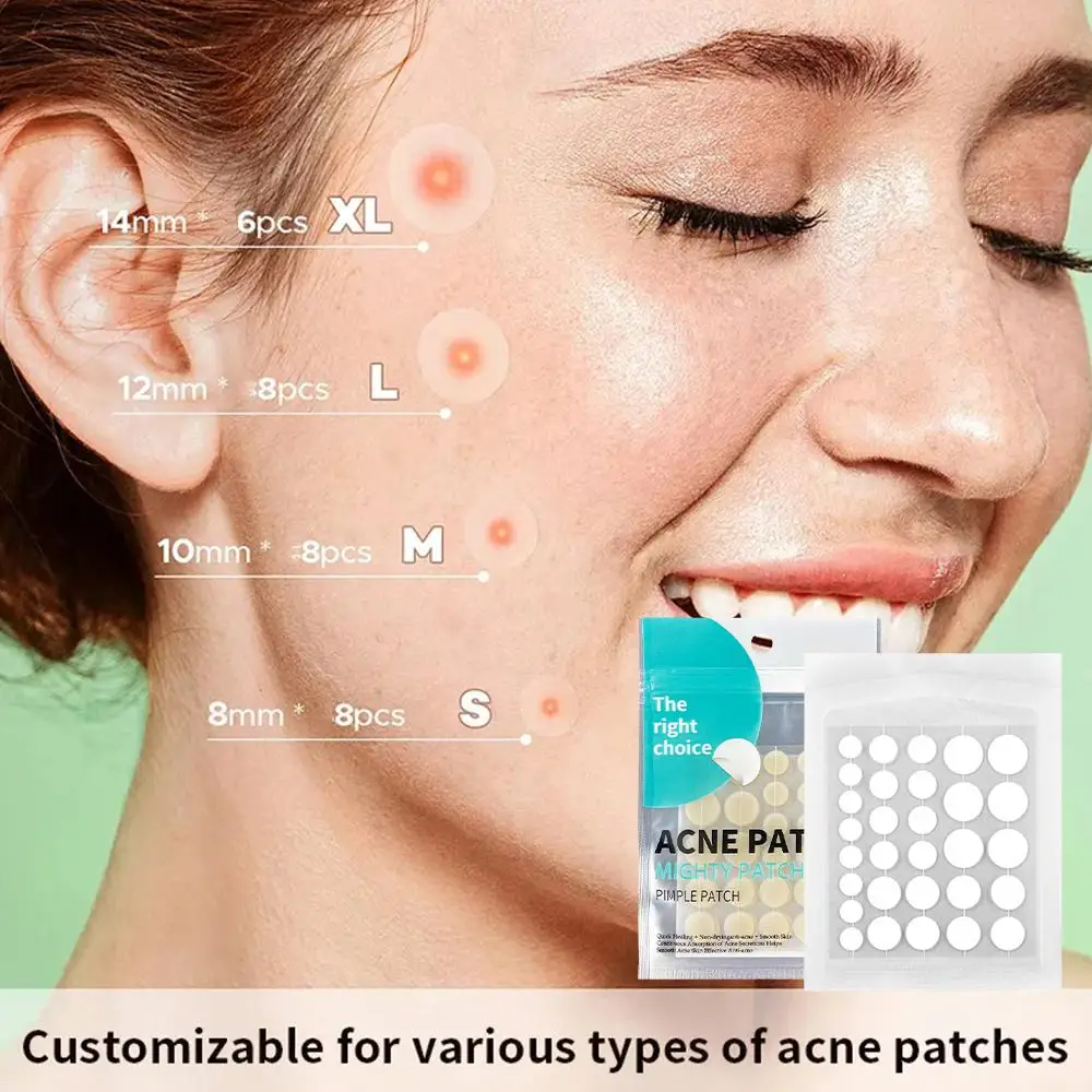 Adesivi Patch per brufoli per l'acne trattamento per l'acne impermeabile Patch per brufoli/borsa Spot 30 strumento per la cura delle imperfezioni per la rimozione della pelle B1r3