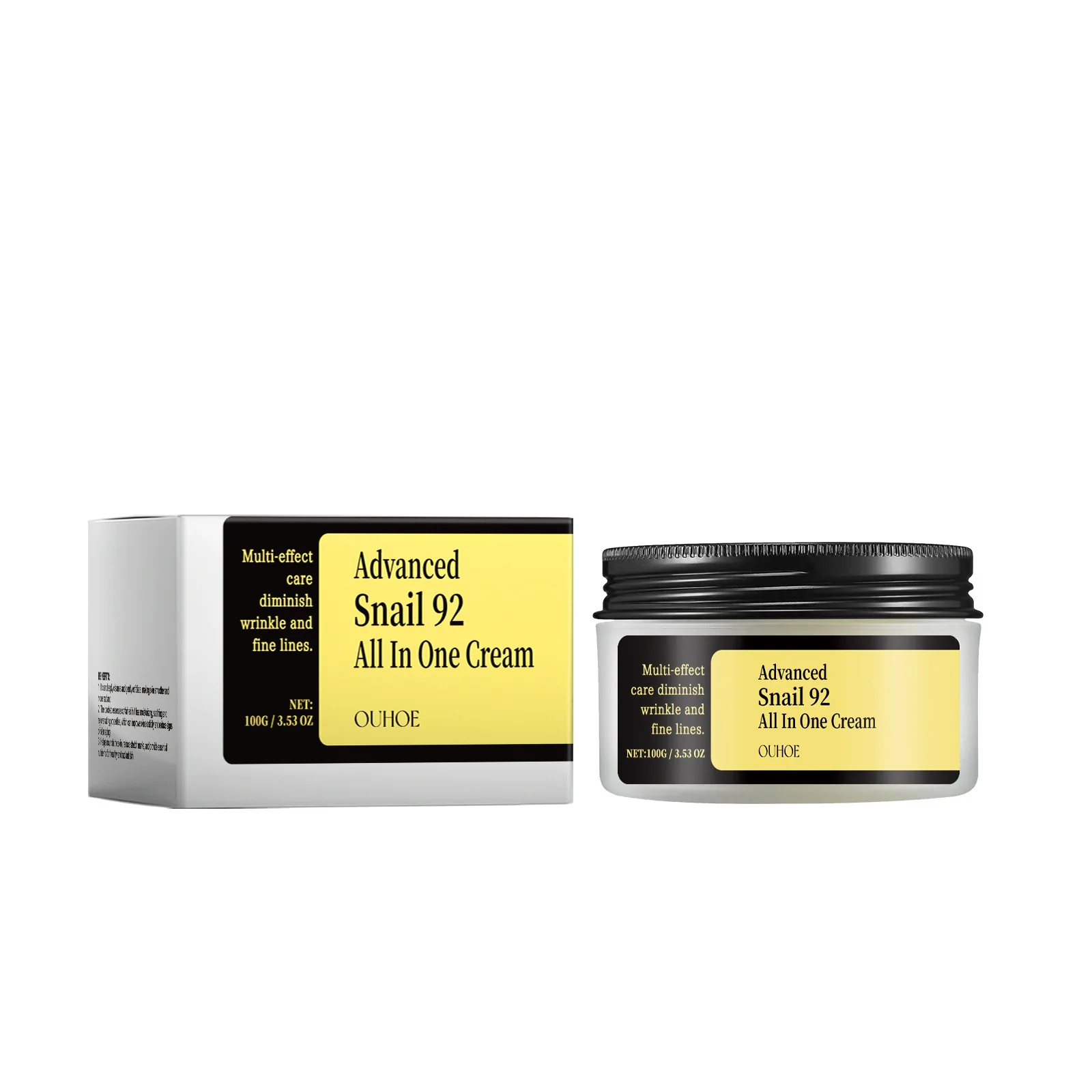 Advanced Snail 92 All in One Cream Collagen Repair Fade Fine Line Firming Nourishing Brighten Moisturizing Snail Mucin Skin Care