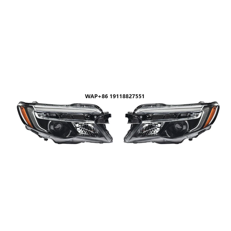 USA Style Halogen Headlight Headlamp 2 Pins for Pilot 2016-2021 for  Ridgeline 2017-2020