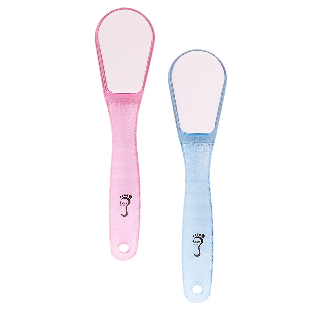 

2Pcs Foot Care Pedicure Pumice Stone Exfoliating Tool Dead Skin Remover Callus Grinder Nail File Scrubber Practical Gift