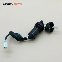 1pcs Motorcycle Ignition Switch Key With Wires Lock For Most Quad Dirt Bikes 50cc-250cc Motorbike ATV  Waterproof