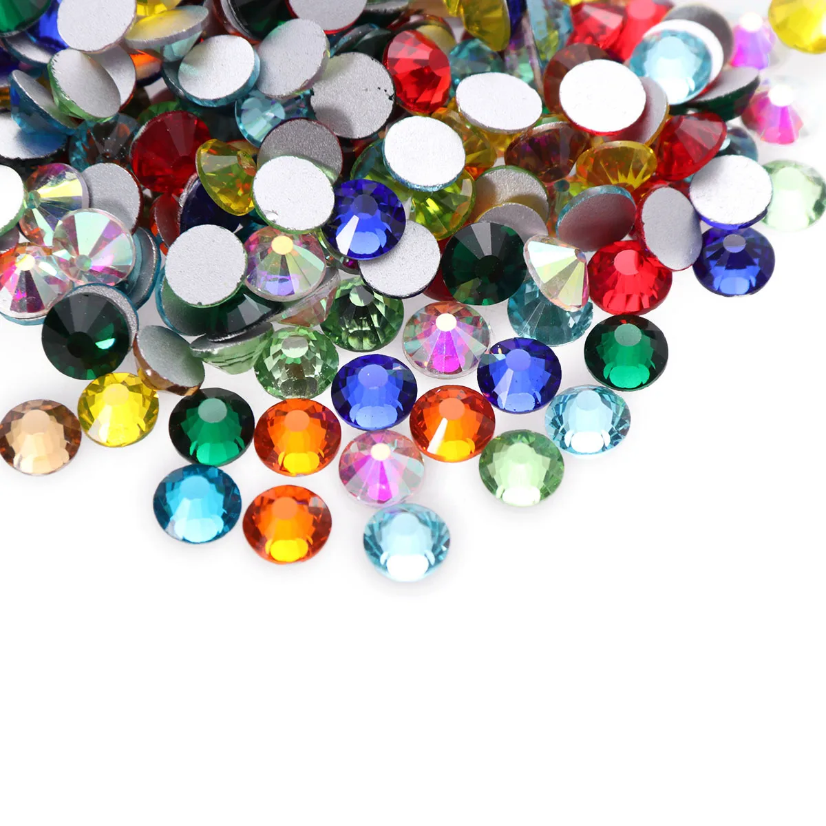 

288pcs Mixed Color Crystal Glass Flat Back Decorative Beads For Diy Crafts Jewelry Making Ss30 6.4-6.6Mm Assorted Beading Kit