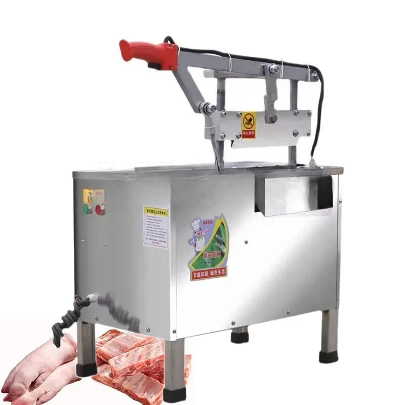 Electric Desktop Cutting Beef Bone Frozen Meat Pork Hoof Chopping Ribs Frozen Fish Maker Commercial Bone Sawing Machine