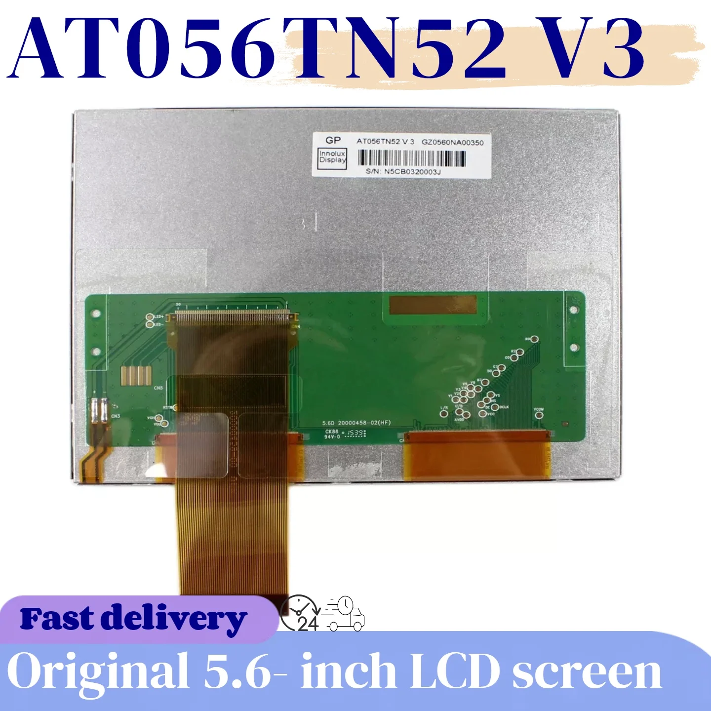 AT056TN52 V.3 AT056TN53 V.1 подходит для Innolux 5,6-дюймовый новый оригинальный ЖК-экран. AT056TN52 V.3 AT056TN53 V.1 подходит для Innolux 5,6-дюймовый новый оригинальный ЖК-экран.