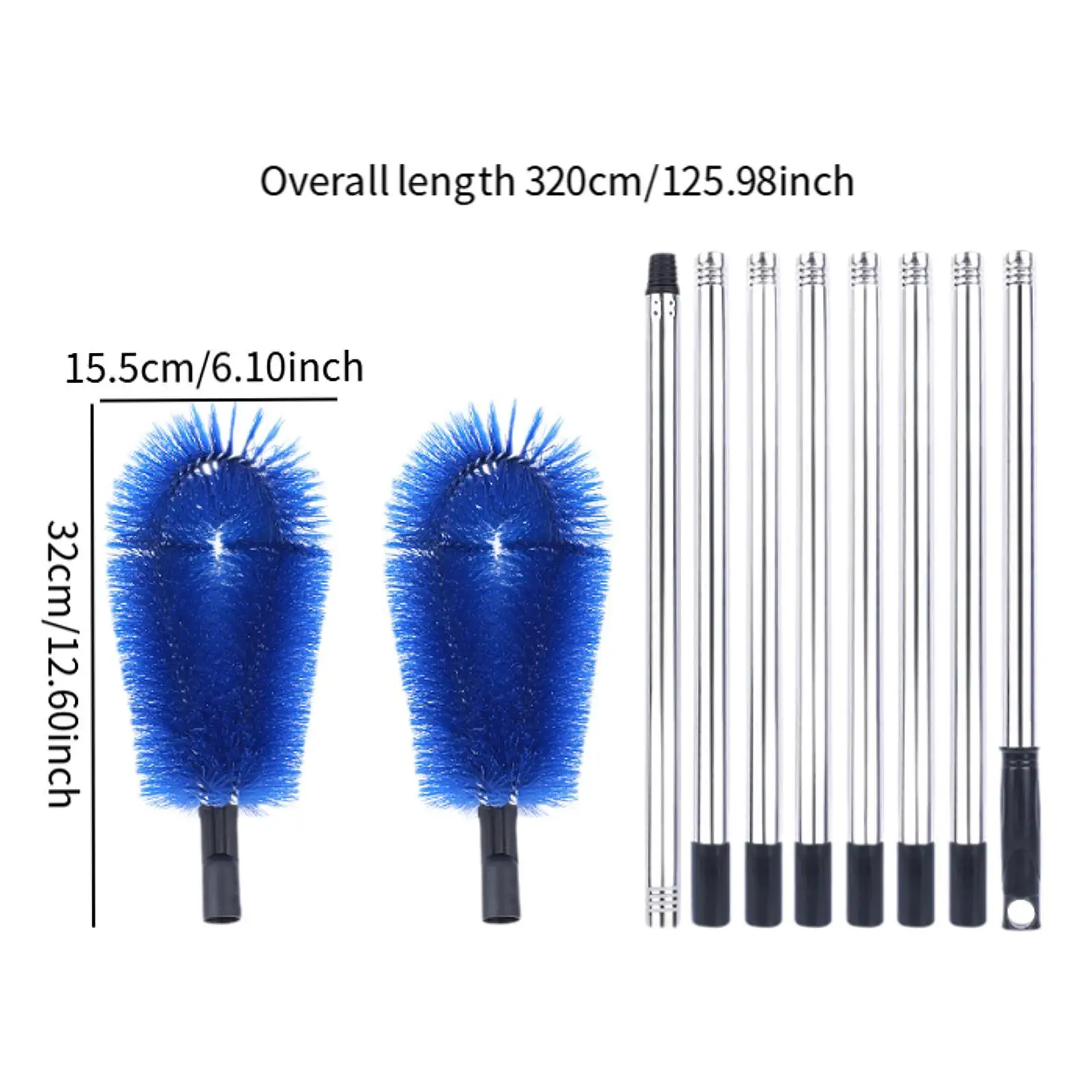 雨どいブラシクリーナーホーム落ち葉の破片小枝のクリーニングツール