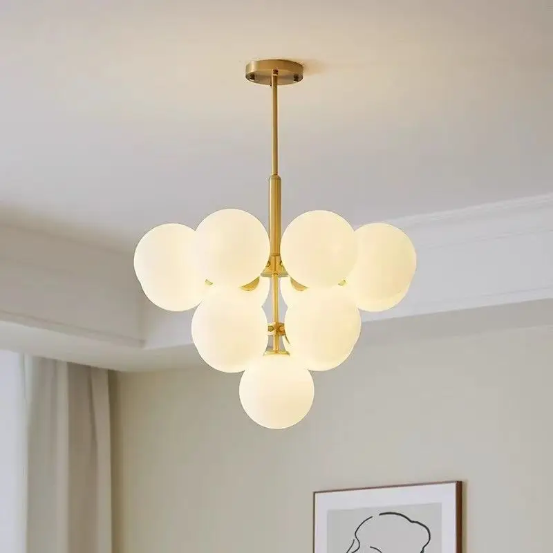 Nordic Home Decor Glass Ball LED pendant Lights for Living Dining Room Kitchen Bedroom Chandelier Home Decor Light Fixture
