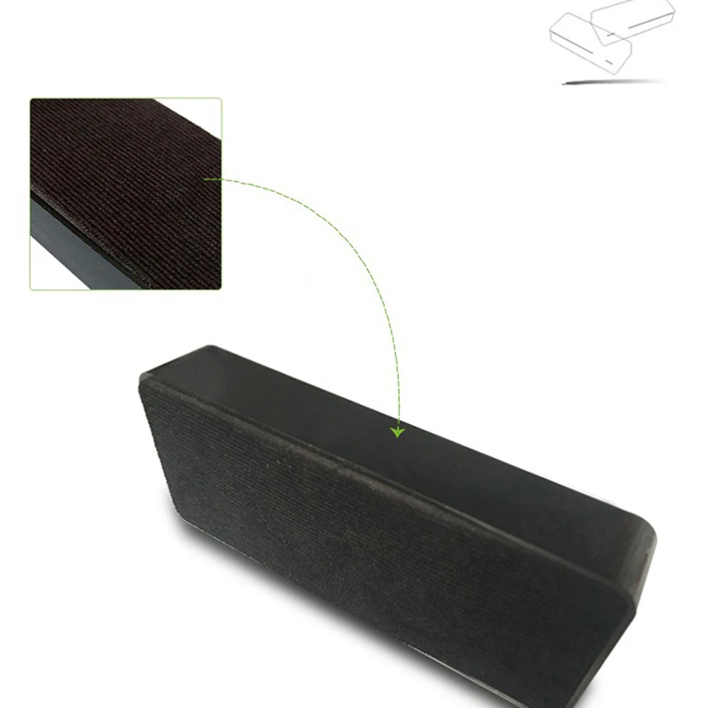 

2pcs Magnetic Blackboard Eraser Whiteboard Duster School Supplies Lightweight Premium Flannel Brush Easy Clean Practical Kids