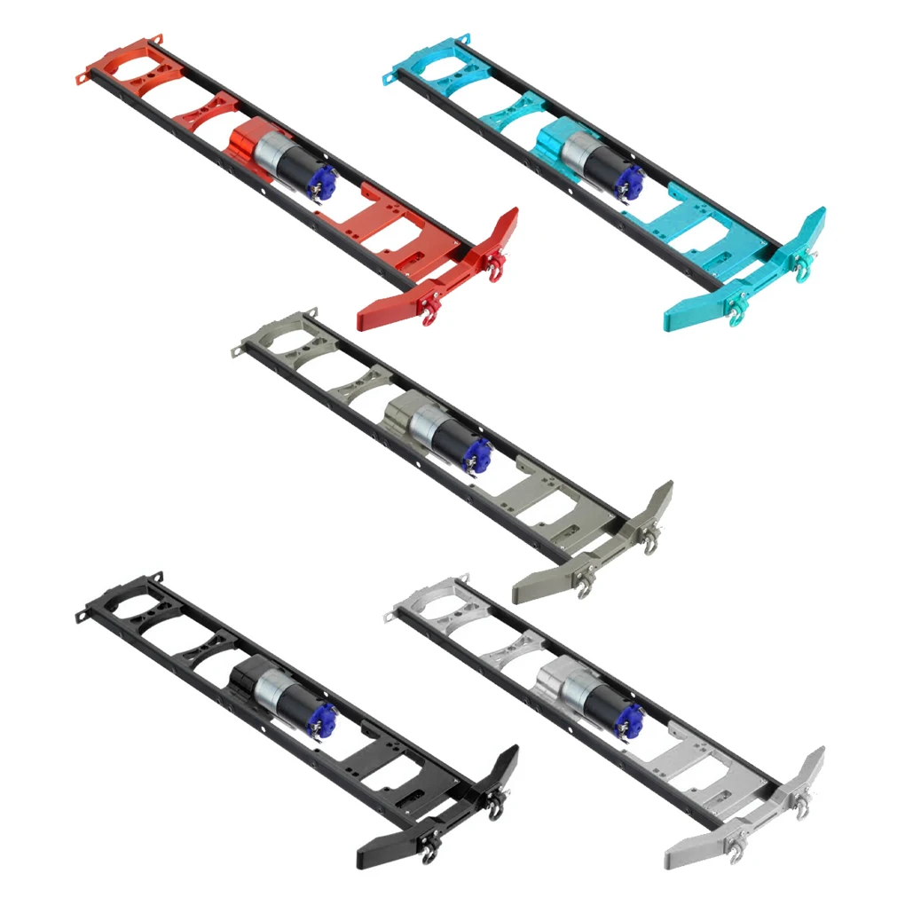 

RCGOFOLLOW Aluminum Alloy Reliable Chassis Reliable Rc Chassis For 1/16 Rc Chassis WPL C14 C24 B14 B24 B16 RC Car Part Silver