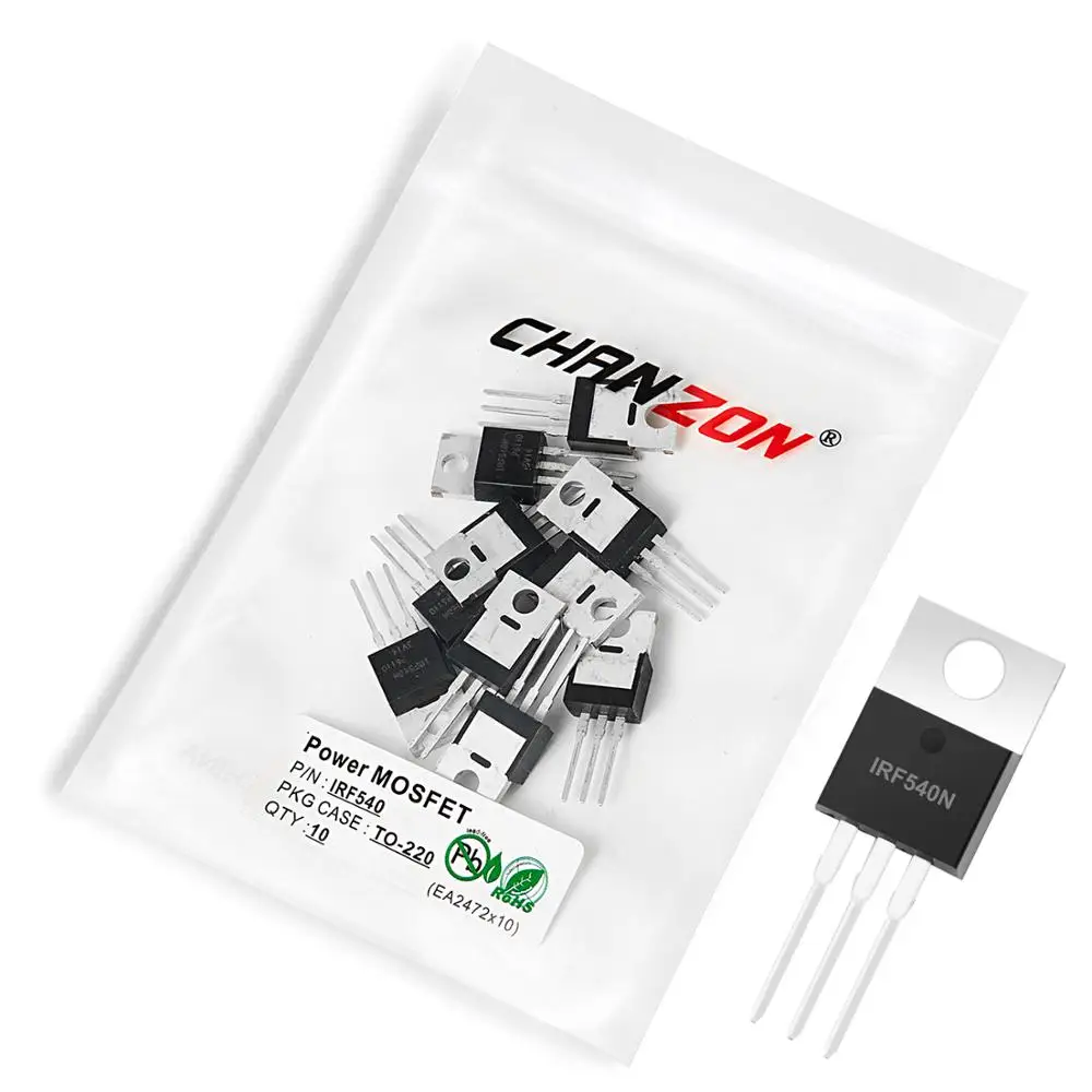 10Pcs IRF540 TO-220…