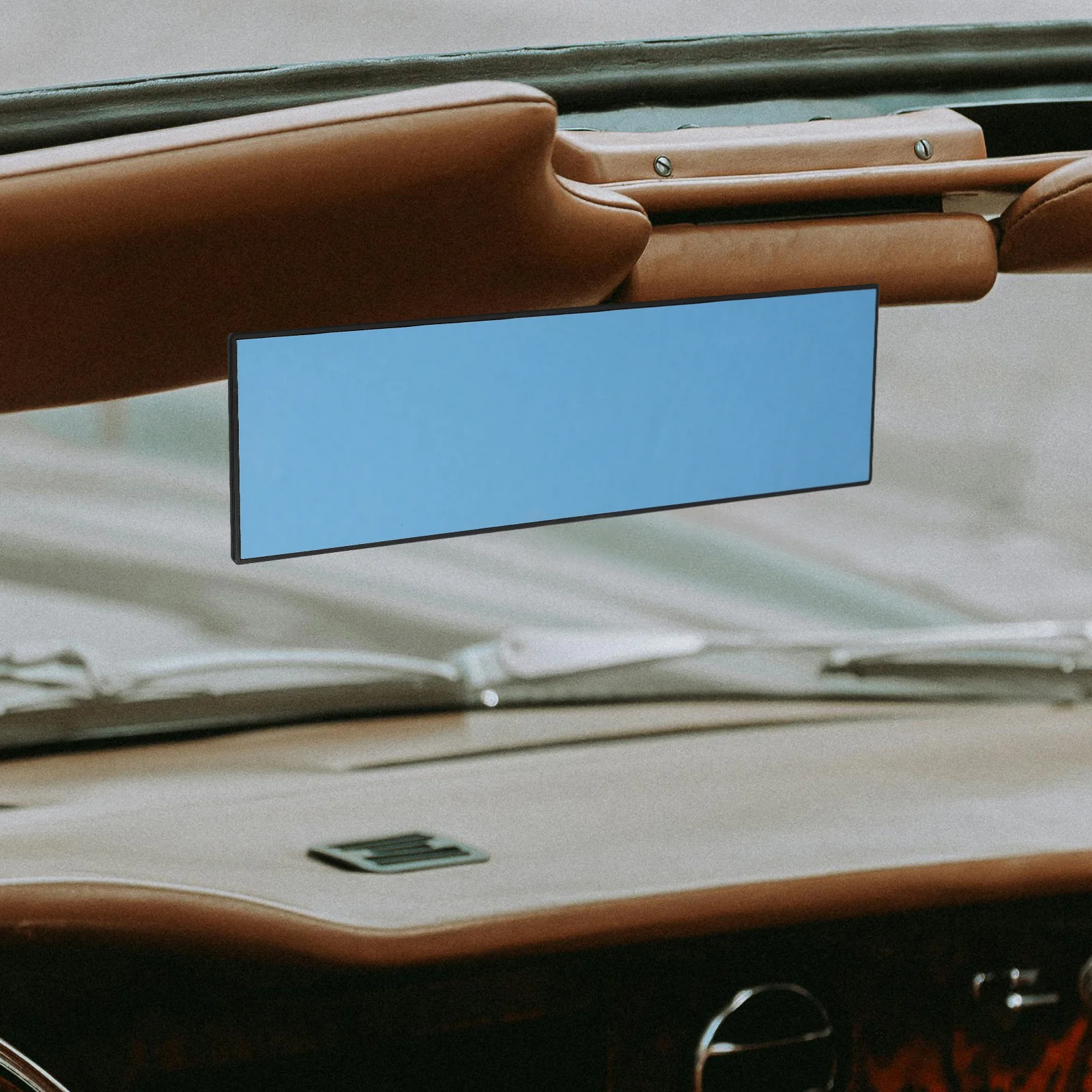 

Car Interior Rearview Mirror -Ray Wide Angle Rotatable Suction Cup Anti-Glare Safety Driving Instructor Gift