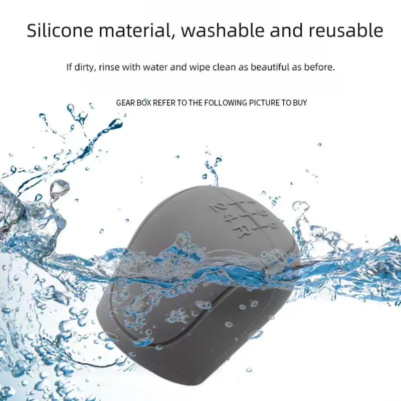Car Silicone Gear Cover Anti-slip and Wear-resistant Ford Gear Cover Shifter Cover Car Gear Cover Gear Shift Cover Gear Knob Cov image 5
