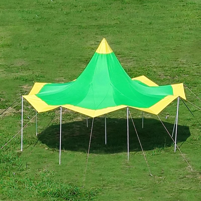 

Indian flying big straw hat tent canopy cloud top commercial scenic spot camping outdoor camp large awning