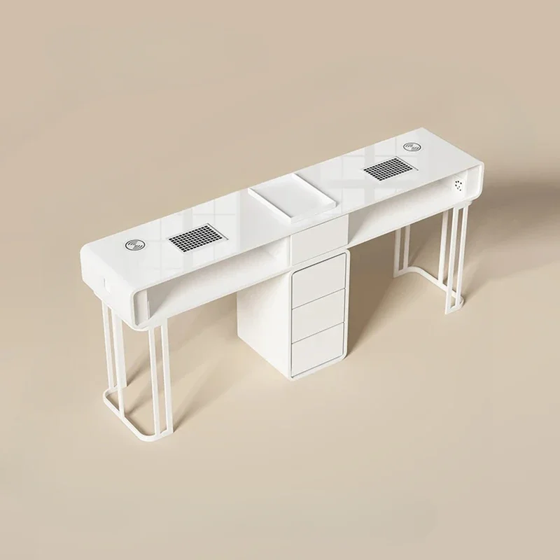 

Модный маникюрный стол, набор для женщин, станция красоты, роскошный ящик, простая деревянная мебель для салона