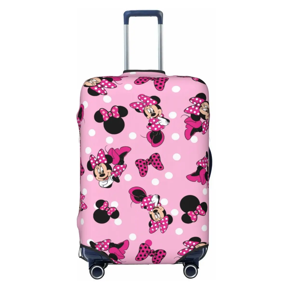 

Custom Cartoon Minnie Mouse Luggage Cover Fashion Suitcase Protector Covers Suit For 18-32 inch
