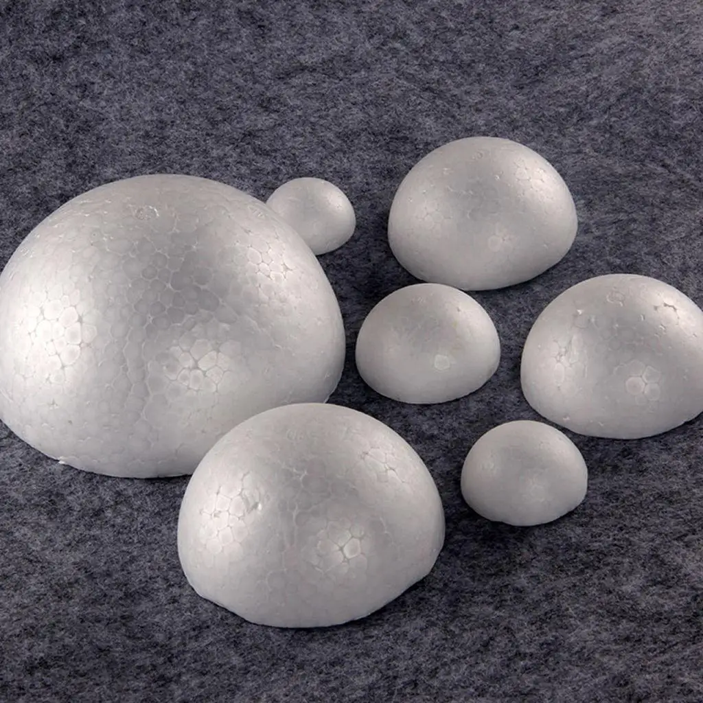 Polystyrene Foam Balls White Craft Balls for DIY Modeling Kids Crafts Christmas Wedding Decoration view 4
