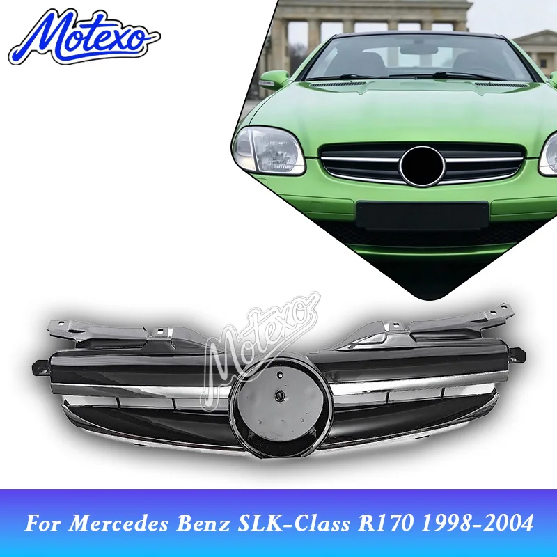 Car Front Bumper AMG Style Air Intake Grille Radiator Cover For Mercedes Benz SLK-Class R170 1998-2004