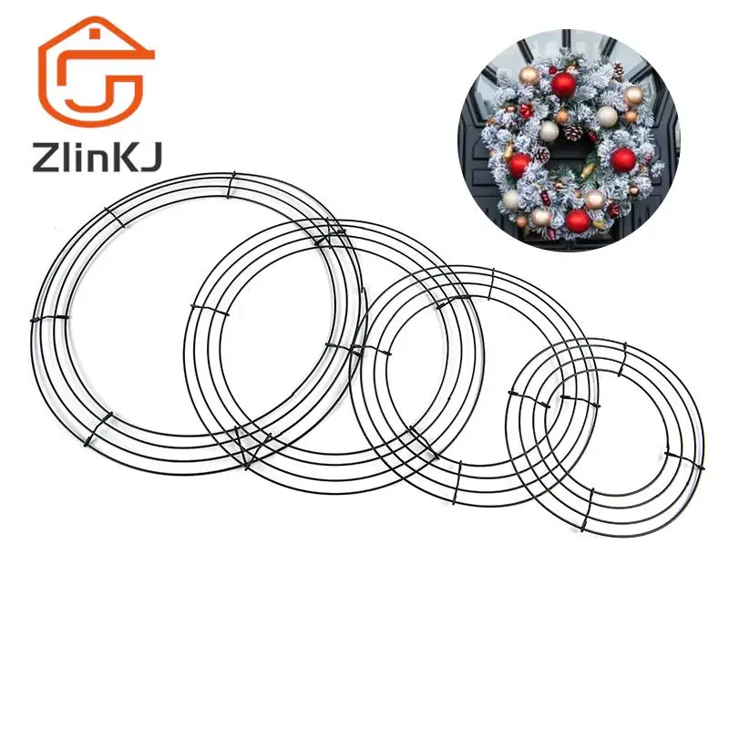 1PC Wreath Making Supplies Easter Wreath Spring Wreath for Front Door Wreath Base Frame Wreaths for Doors