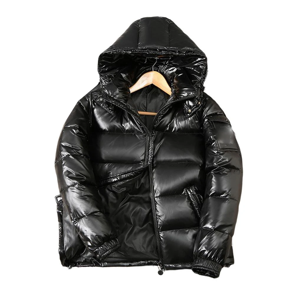 เสื้อแจ็คเก็ตพัฟเฟอร์สำหรับผู้หญิงพร้อมฮู้ด คอตั้ง แขนยาว มีซิปด้านหน้า เหมาะสำหรับใส่ลำลองและใส่ทำงาน