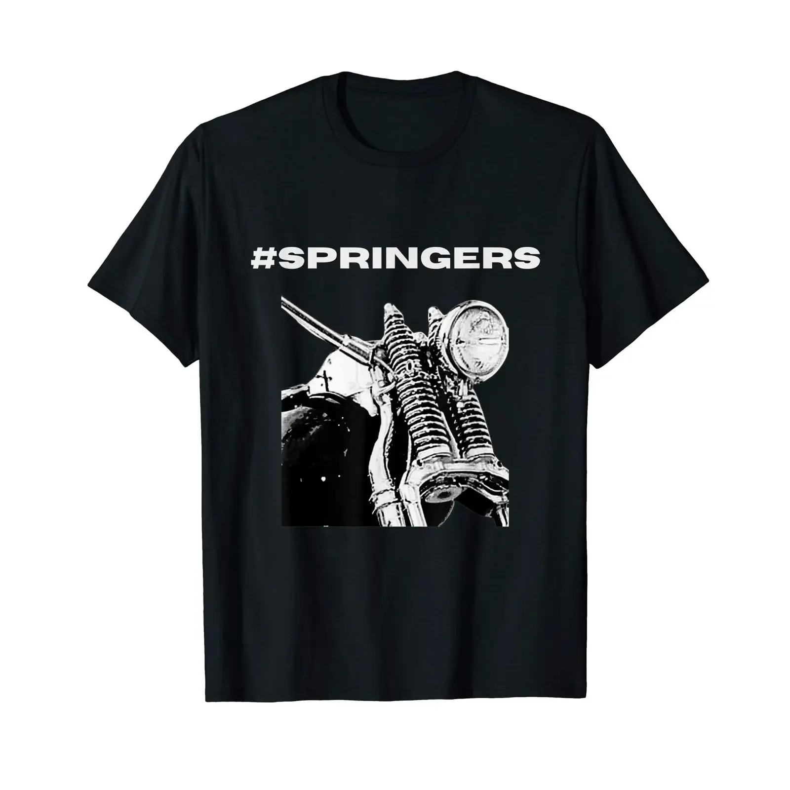 S66 Biker Springers T Shirt vintage Washed streetwear homme Stylish Soft Versatile designer clothes fashion Breathable