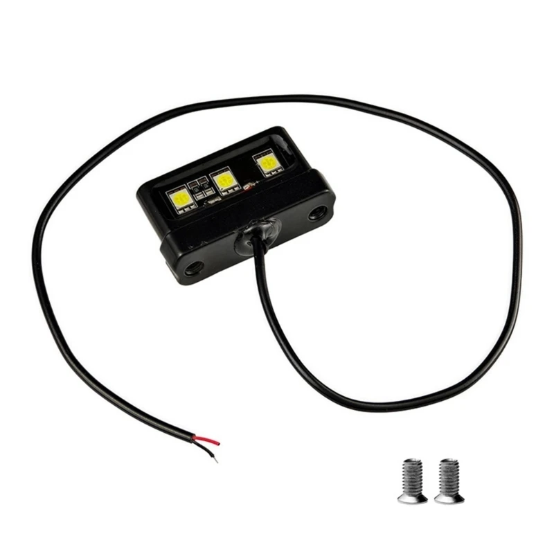 All Terrain License Light Water Resistant Metal Frame for Scooters Motorcycles