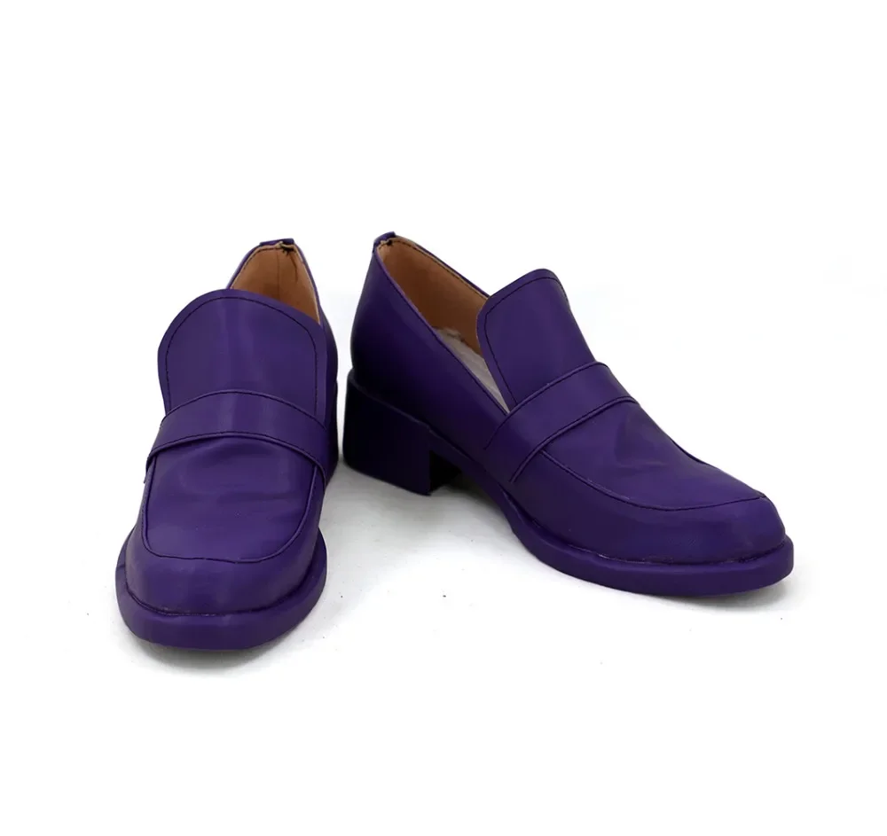 JoJo's Bizarre Adventure Mikitaka Hazekura Cosplay Shoes Purple Boots Custom Made