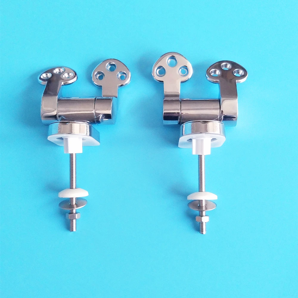 Slow-close Resin Toilet Seats Release Hinge Solid Wood Toilet Seats Lid Buffer Mute Fixing Bracket Damper Hinge,J24019