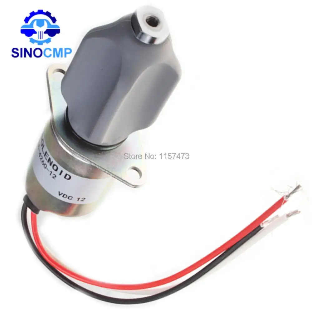 12V SA-4260-12 SA-4612-12 1751ES-12A6ULB1S5 Fuel Stop Solenoid Switch for Kubota 3A 70 & 82 mm Series Engine