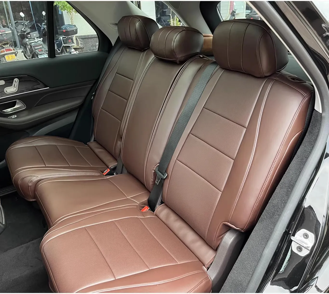 Custom Fit Car Accessories Seat Covers for 7 Seats Full Set Durable Material Specific For Mercedes-Benz GLE 350 450 GLS 400 450