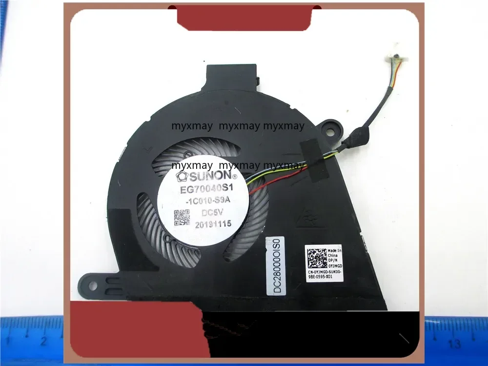 

Laptop cooling fan for DELL Latitude 9510 ND65C25 DC05V 0.5A -19G20 4PIN 0YJMGD YJMGD EG70040S1-1C010-S9A DC28000OIS0