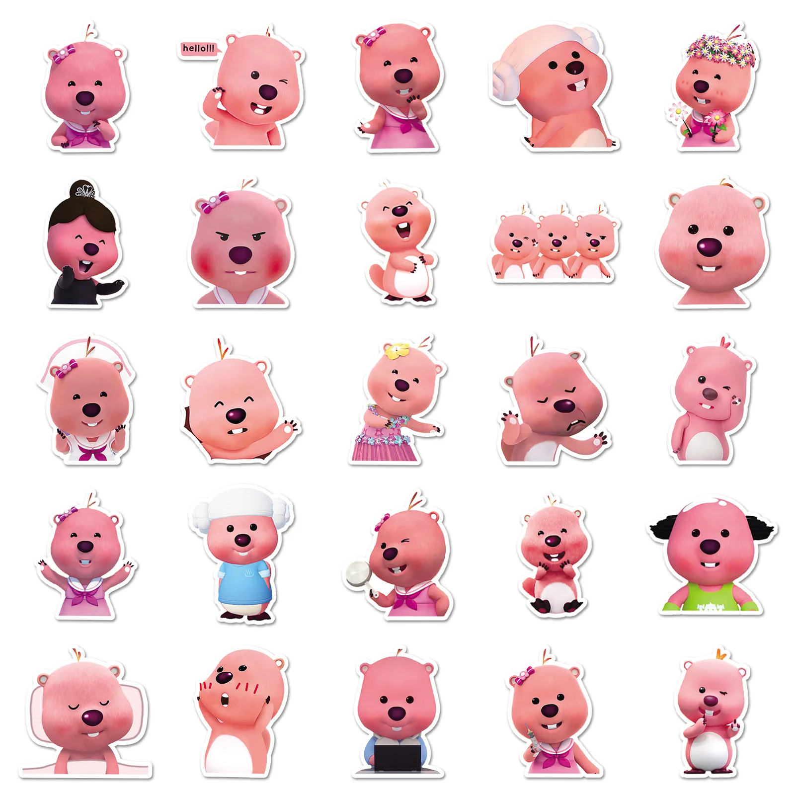 50PCS Anime Pink Loopy Pororo - Phone Cases Loopy review and price