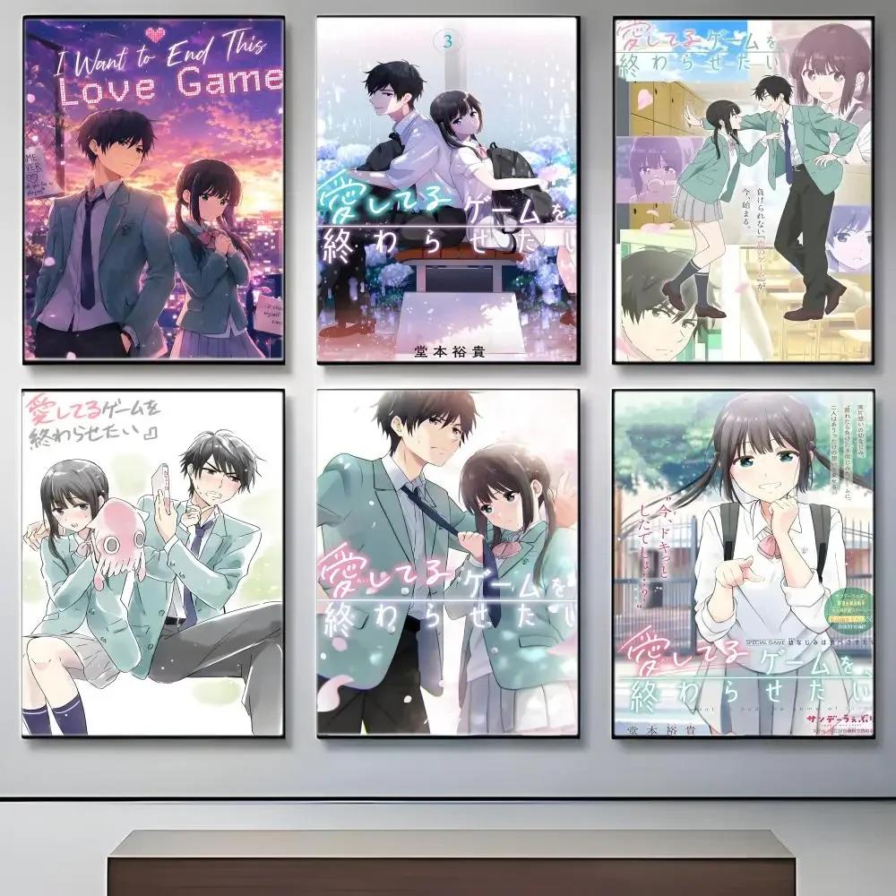 Anime T-The Game Of Saying Poster Crease Free Waterproof Durable All Space Wall Decor