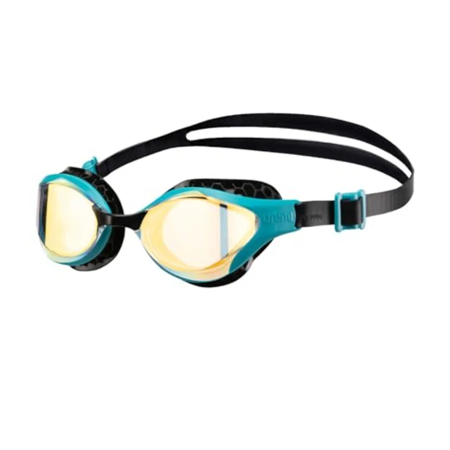 

Unisex Adult Air-Bold Swipe Anti-Fog Training Swim Goggles Men and Women Cushioned Seals Large Fit Wide Lenses