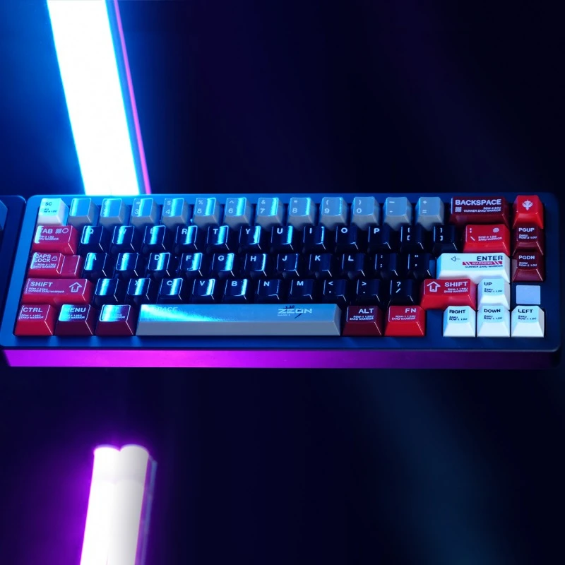 

MiFuny Anime Keycaps Set 155 Keys Mech Style ABS Cherry Profile Gaming Key Caps Mechanical Keyboard Accessories for Wooting