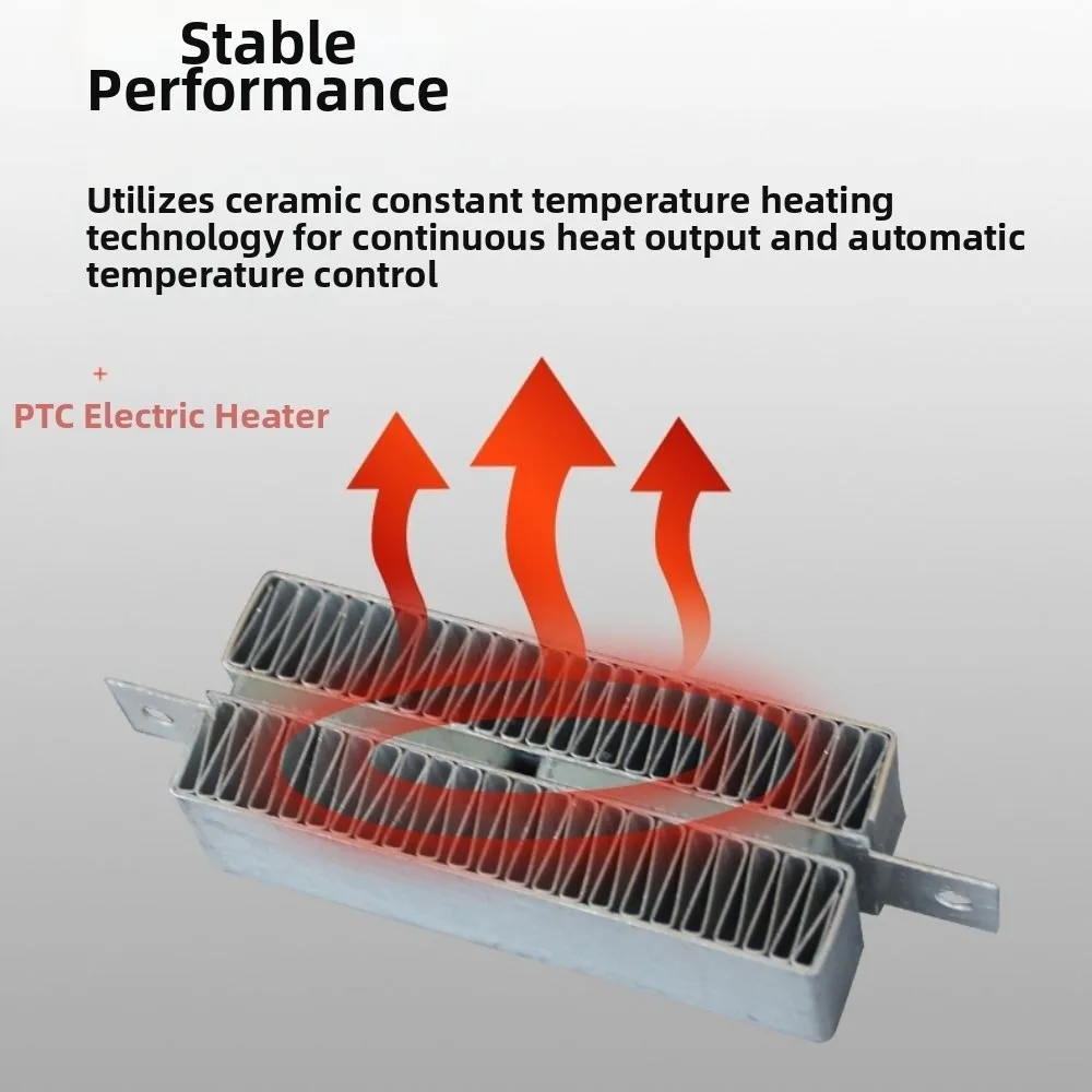 High Quality 12V24V48V AC DC Incubator Heater 50/100/200W 72 * 21mm PTC Ceramic Air Heater Insulation-Thermostatic