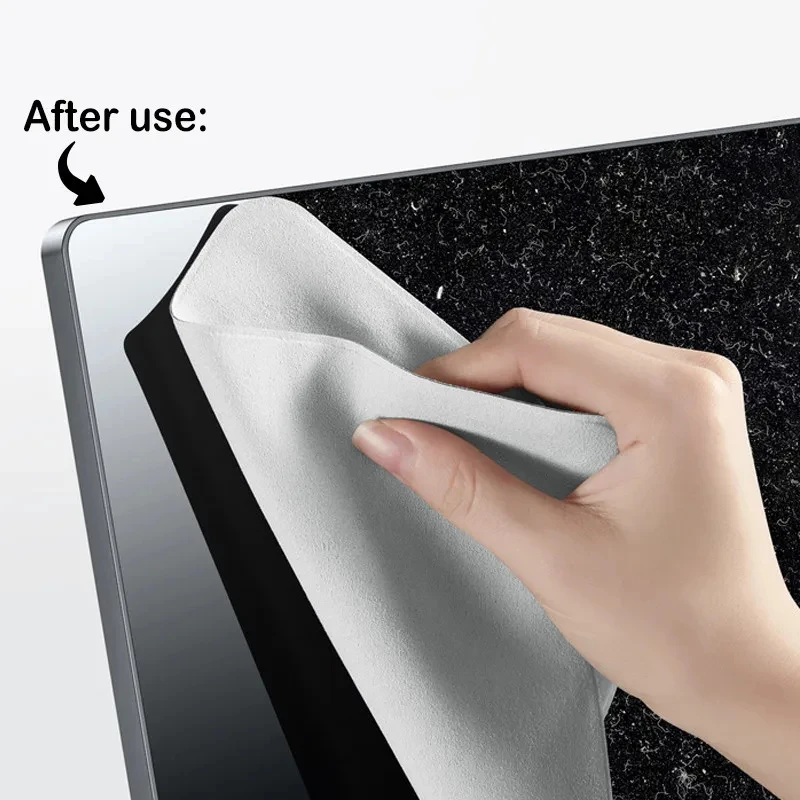 1/2/3PCS Screen Polishing Cloth for Apple iPhone iPad Watch Samsung Universal Screen Cleaning Cloth Soft Microfiber Wipe Cloth