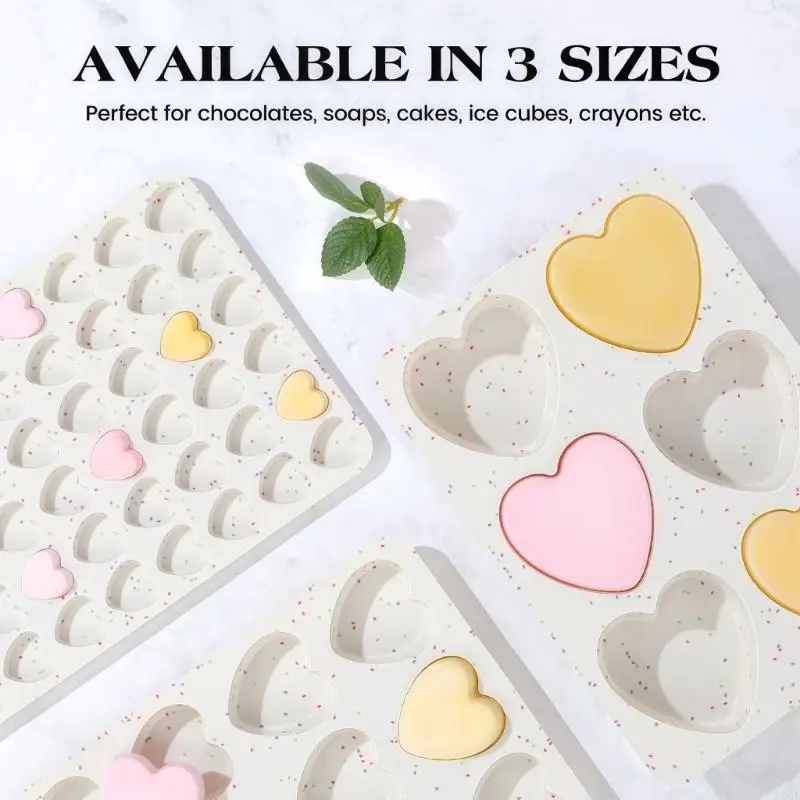 High High Temperatures Resistant Silicone Mousse Cake Molds Heart Chocolate Bakeware Creative Dessert Mould Y5GB - Aliexpress Deal