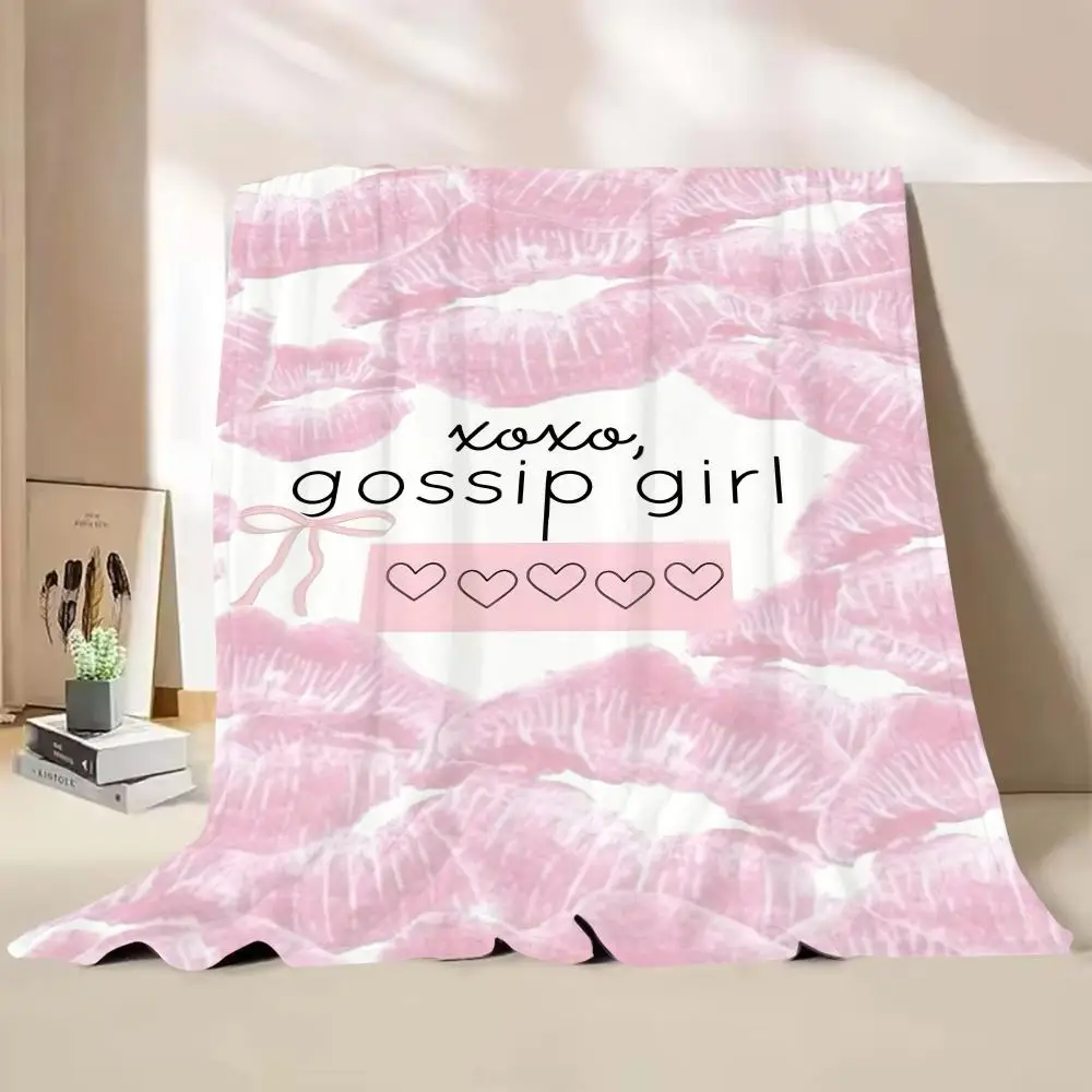 

Plot G-Gossip Girl-S Youth Throw Flannel Nap Blanket Soft Warm for Home Sofa Bed Office Travel Cozy Lightweight Blanket