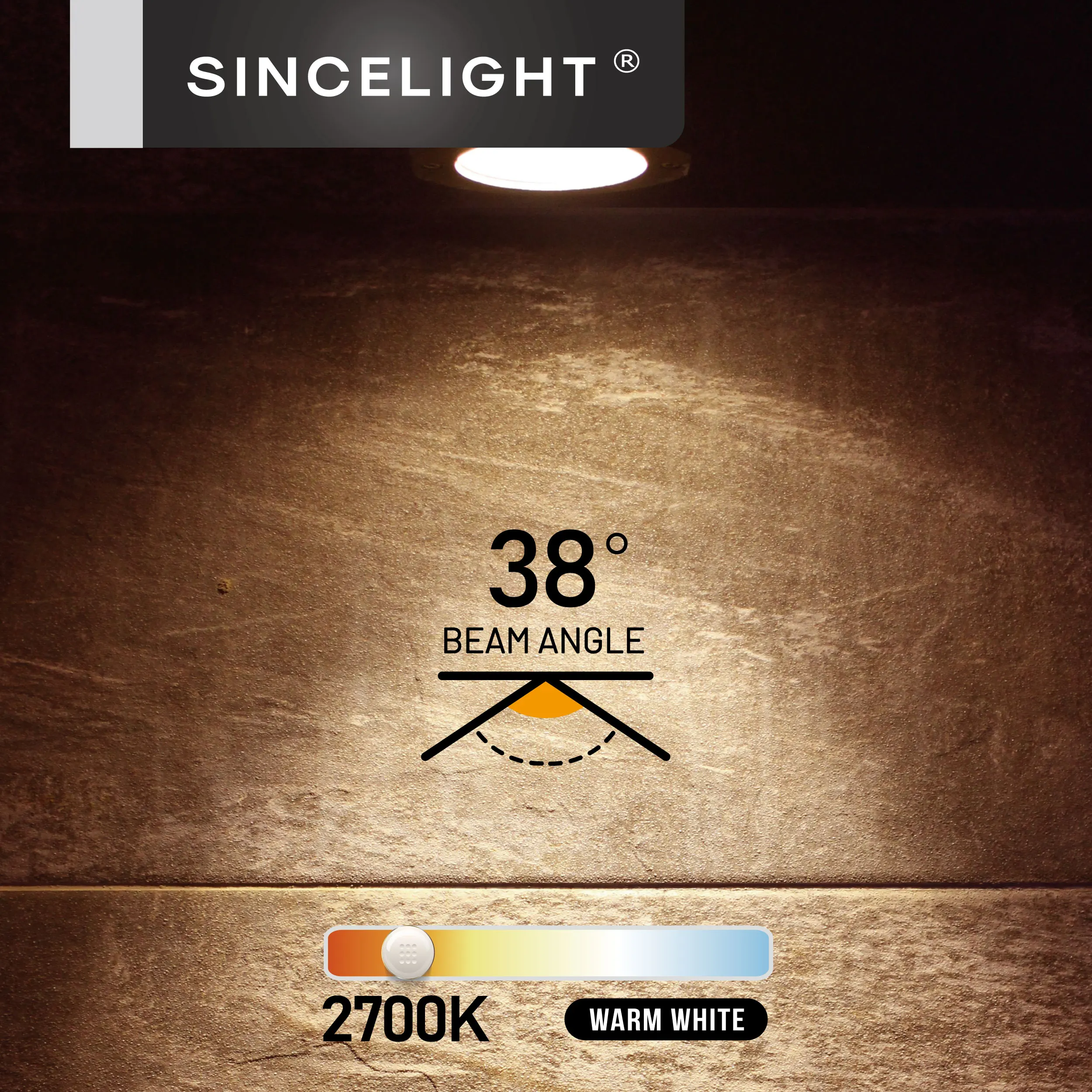 PAR30s LED Light Bulb with E27 Base, with 38° Optical Reflector, 10W, Rich Color RA≈90, 850 Lumens Equivalent to 85W Halogen