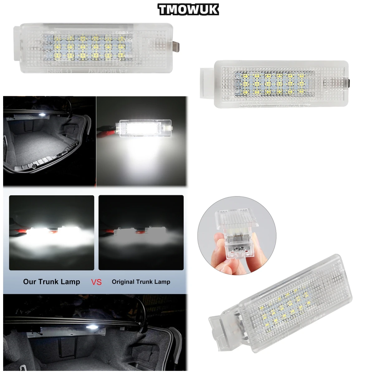 

VW Golf Mk4 Mk5 Mk6 Mk7 Plus Jetta Passat CC 12V White Trunk Light No Error