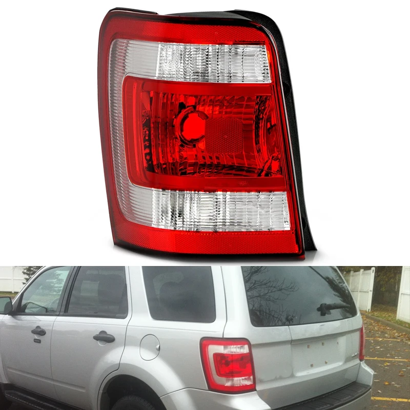 

Tail Light For Ford Escape 2008-2012 Car Rear Tail Lamp Housing Cover Brake Light Cover Shell Without Bulb FO2800210 FO2801210