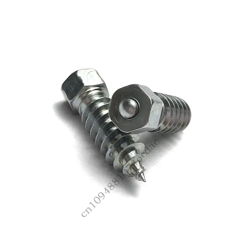 

0XXC (100 шт.) 15-миллиметровые винтовые шпильки из твердого сплава — подходят для льда и снега | Подходит для автомобилей,