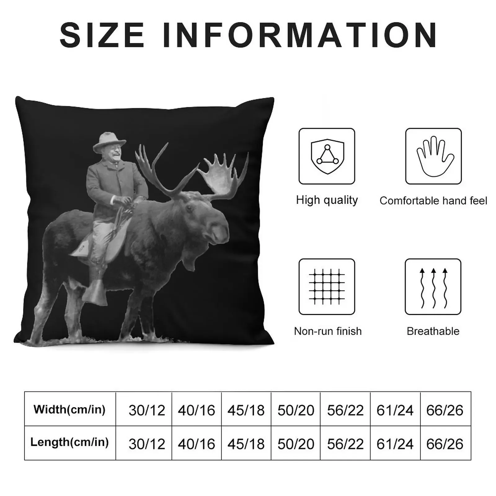 Teddy Roosevelt Riding A Bull Moose Throw Pillow Couch Pillows Throw Pillow Pillow Covers Decorative cover luxury