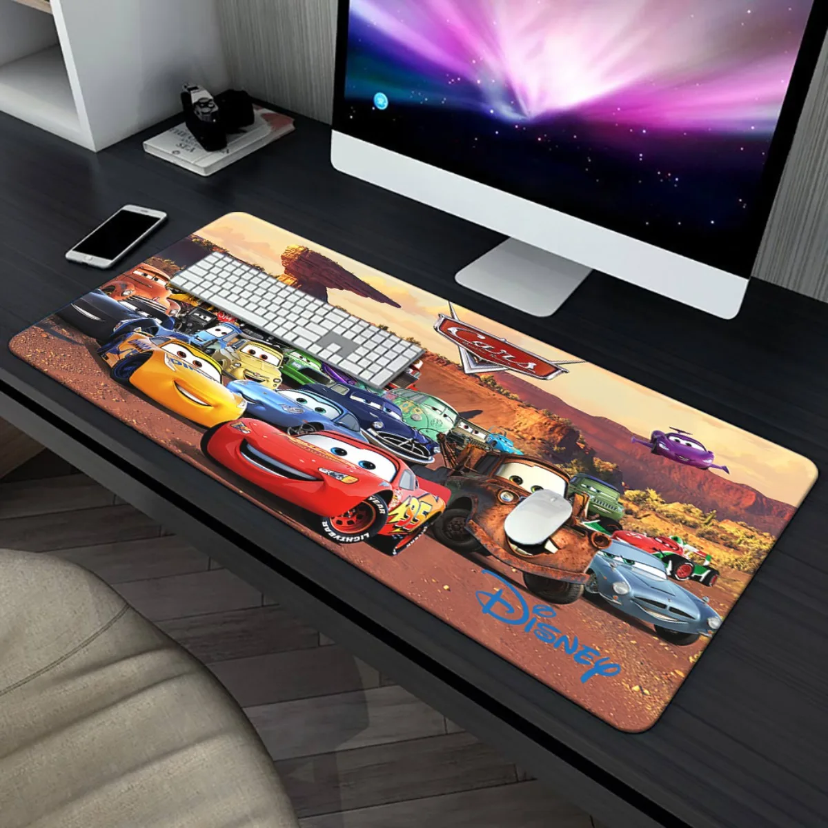 1pc Disney Cars, Various Characters HD Printed Pad for Desk, Multi Functional XXL Mousepad, Keyboard Gaming Mouse Mats, Office C