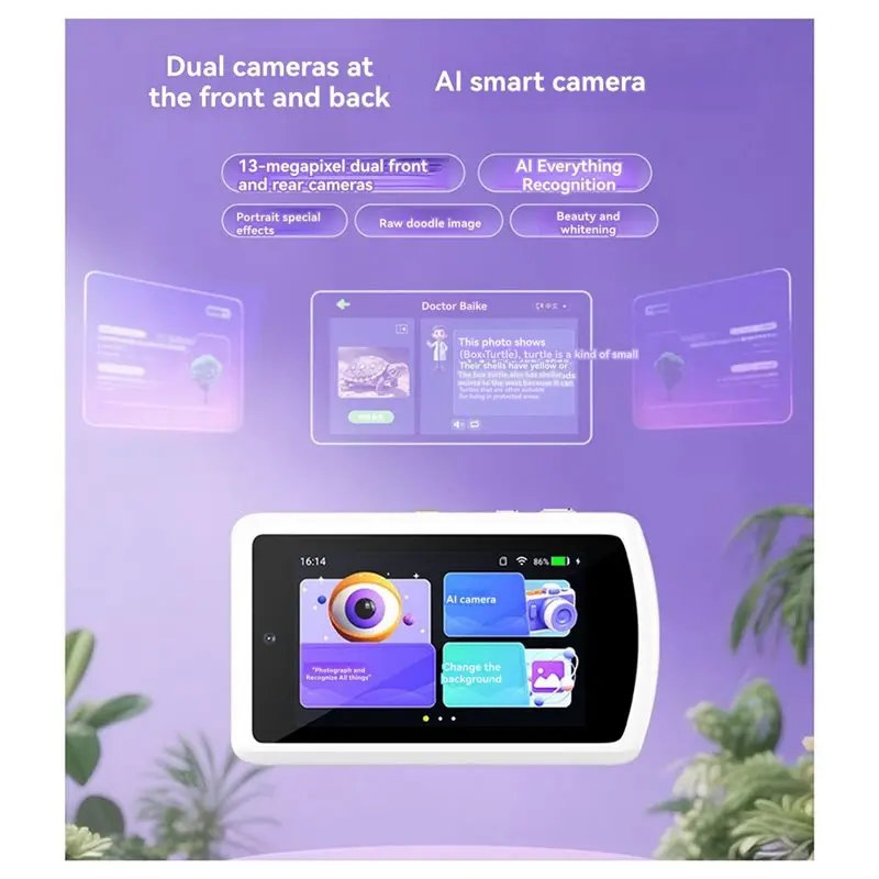 Compact Point And Shoot Digital Camera, Wifi Enabled AI Functionality For Photography With Dual Lens And Object Recognition